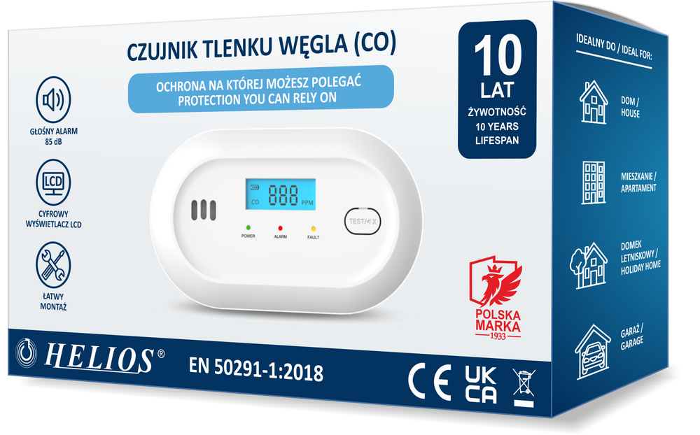 Czujnik tlenku węgla (czadu) CO