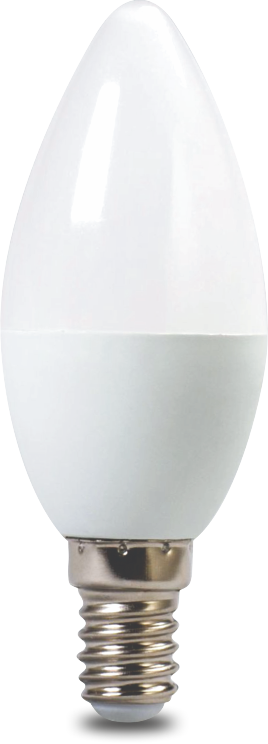 LED C37 E14 550Lm 6W 230V 3000K 1/10 Soleo