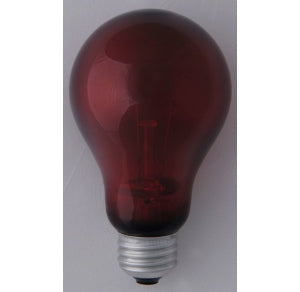 Żarówka  światła nocnego do terrariów E27 100W 230V A68 szkło czerwone 3000h
