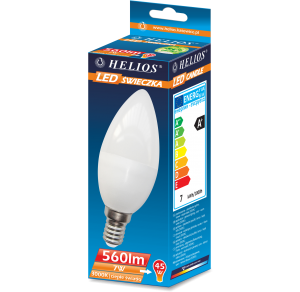 LED świecowa 230V 6W E14 C37 3000K 25000h