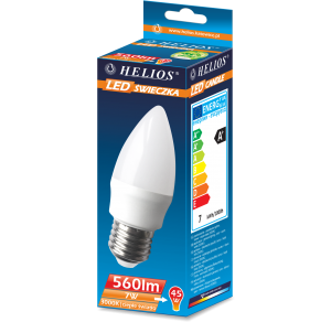 LED świecowa 230V 6W E27 C37 3000K 25000h