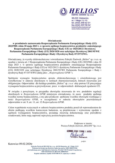 Oświadczenie GPRS