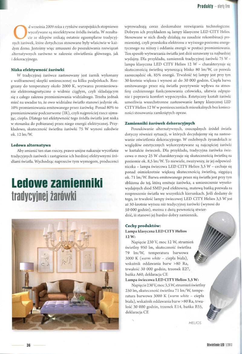 Oświetlenie LED 1/2013