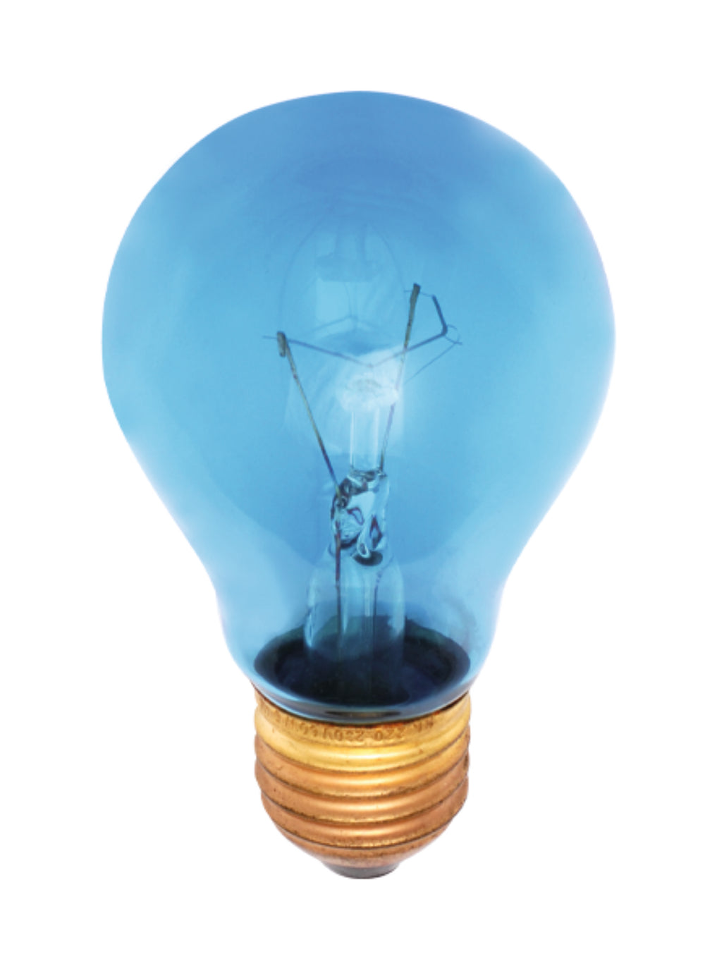 Żarówka światło dzienne do terrariów E27 60W 230V A60 szkło niebieskie 3000h